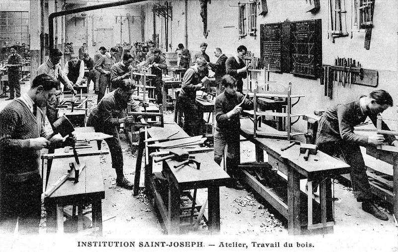 Atelier, travail du bois