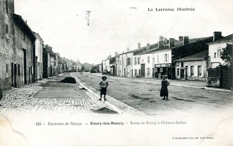 Route de Nancy à Château-Salins