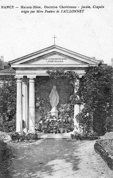 Jardin, chapelle