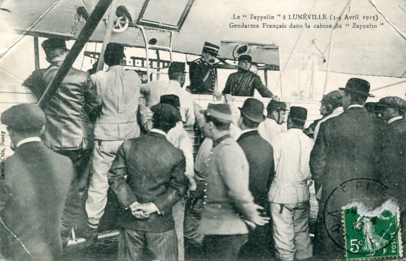 Le "Zeppelin" à Lunéville (1-4 avril 1913)