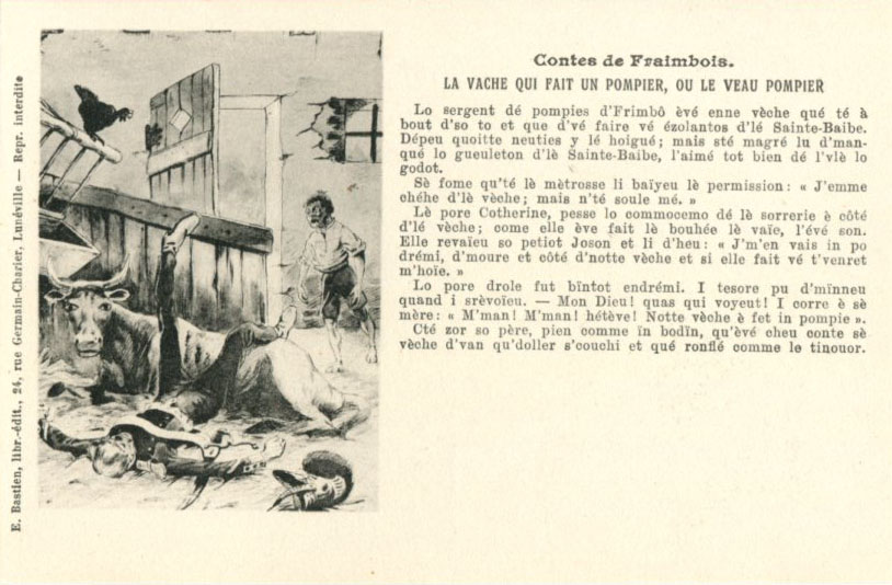 La vache qui fait pompier, ou le veau pompier