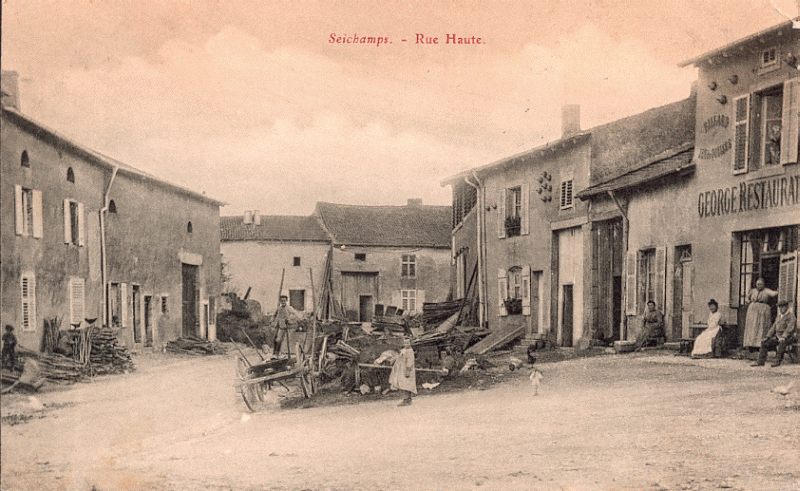 Rue Haute - [actuelle place de l'Église]