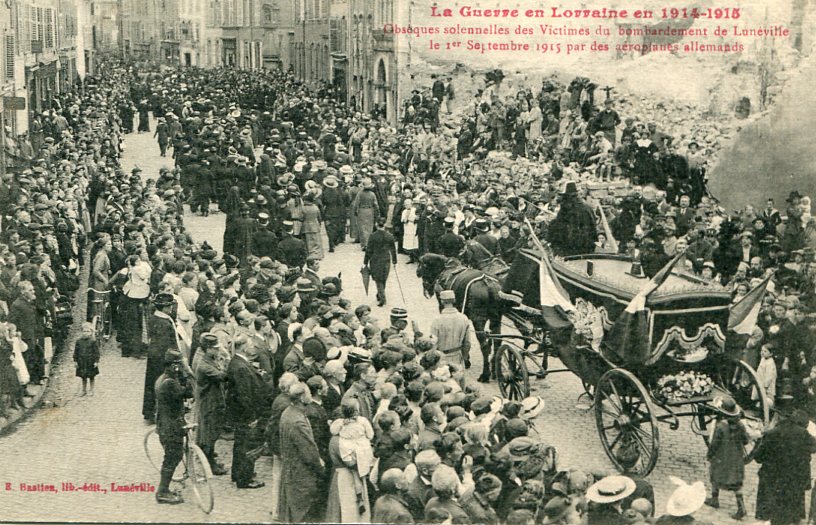 Obsèques des victimes du 1er septembre 1915