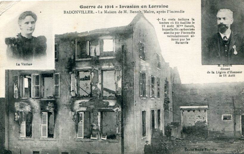 La maison du Maire après l'incendie