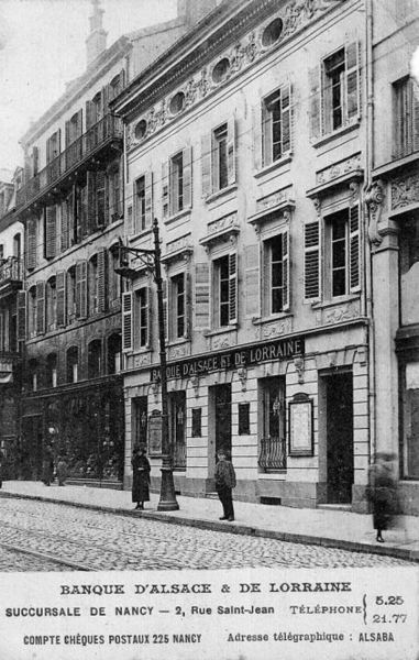Banque d'Alsace-Lorraine - r