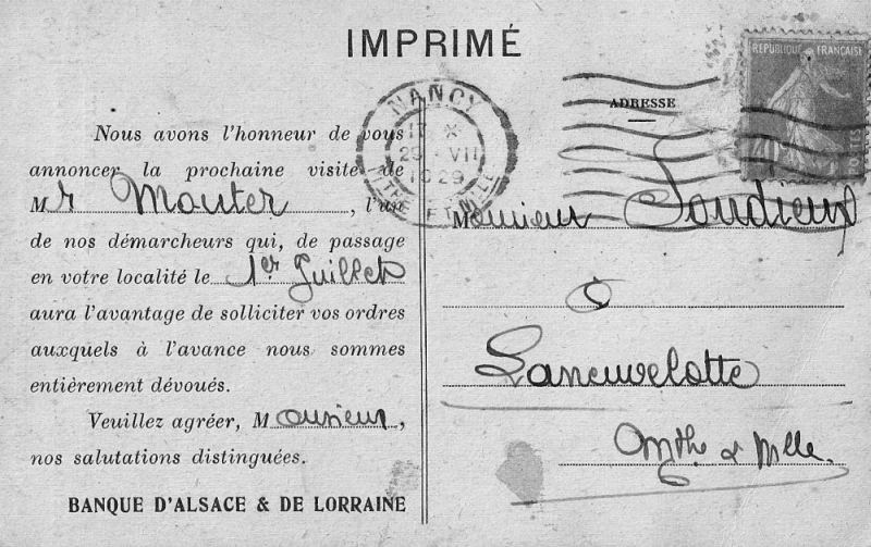 Banque d'Alsace-Lorraine - v