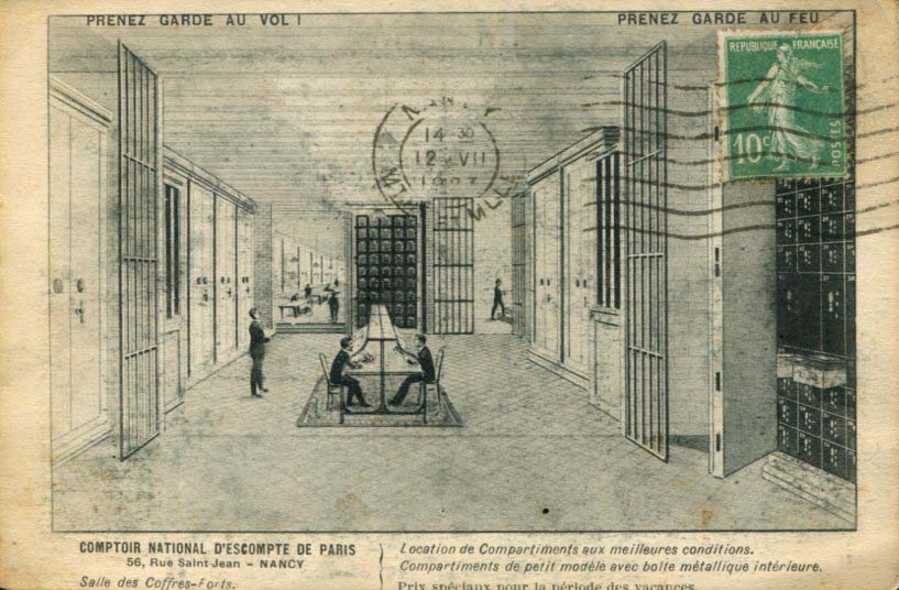 Salle des coffres-forts