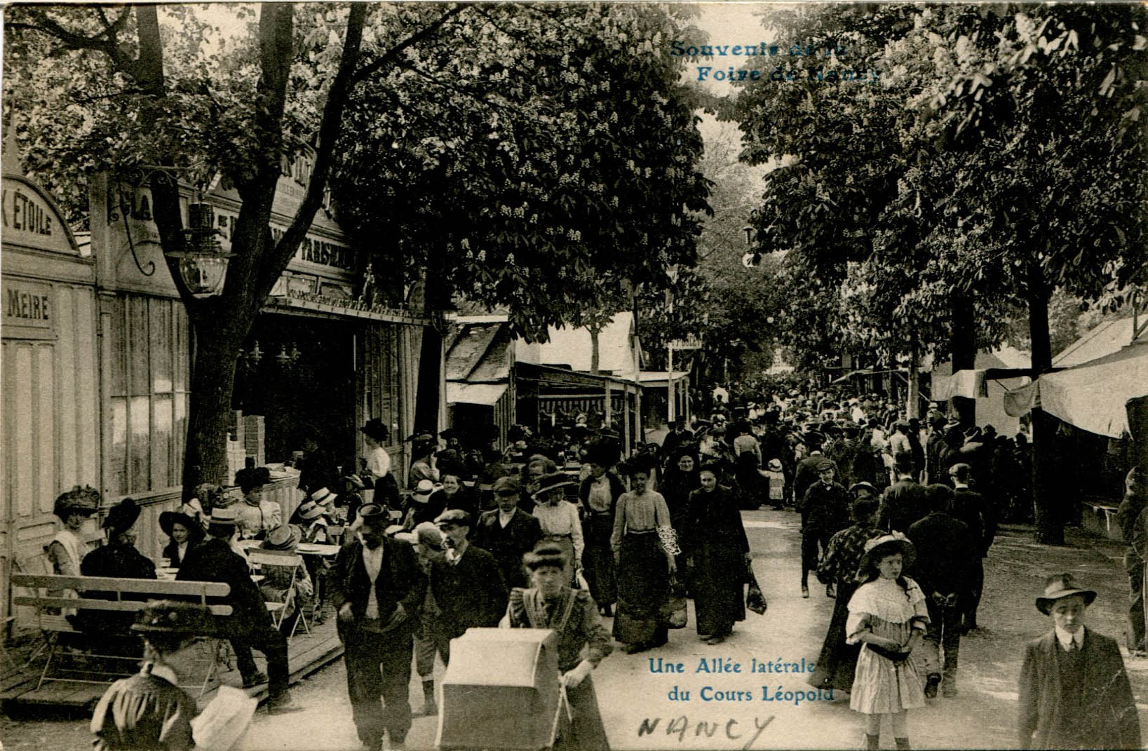 Allée latérale du Cours Léopold