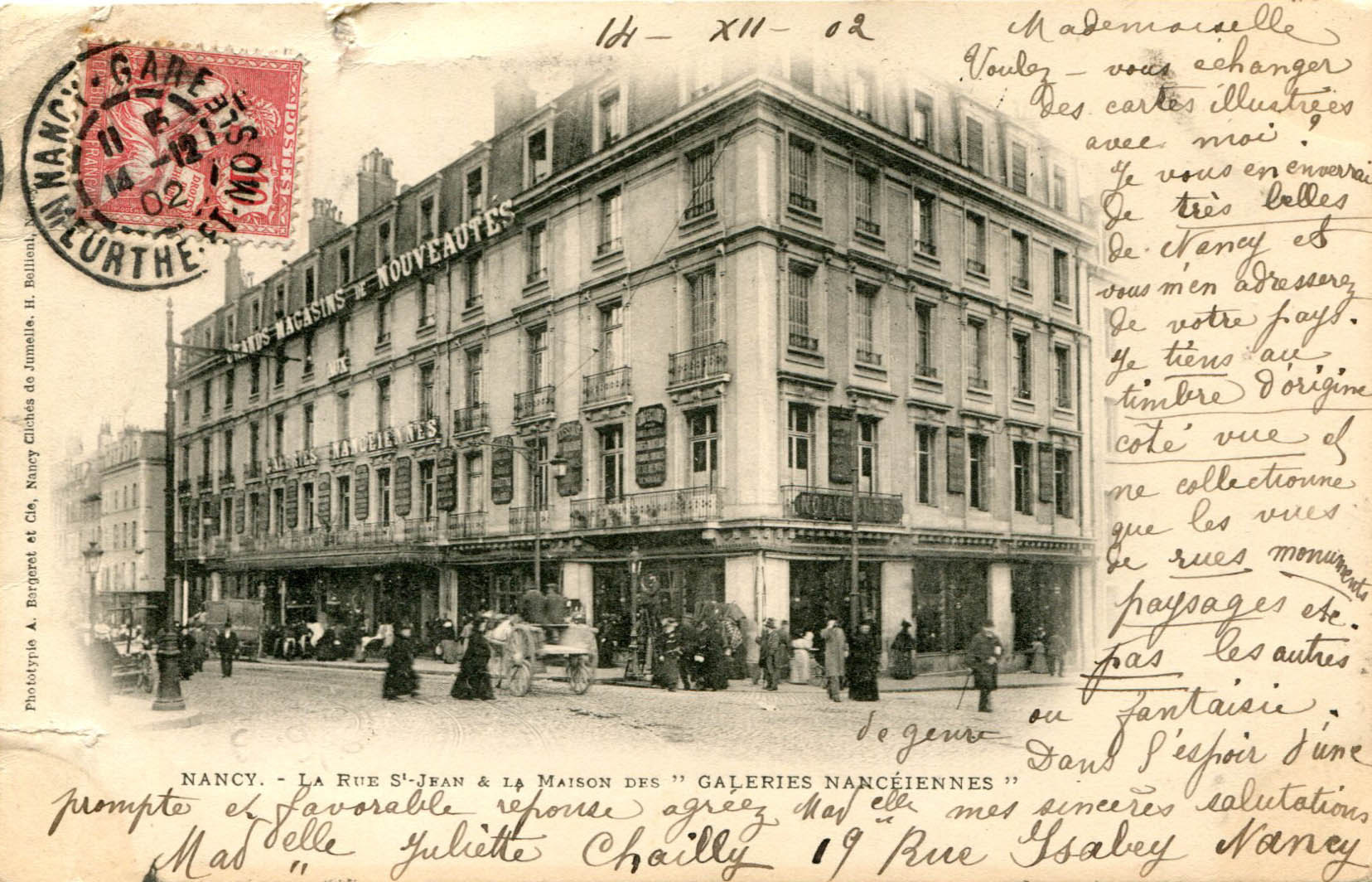 Rue St-Jean et les Galeries