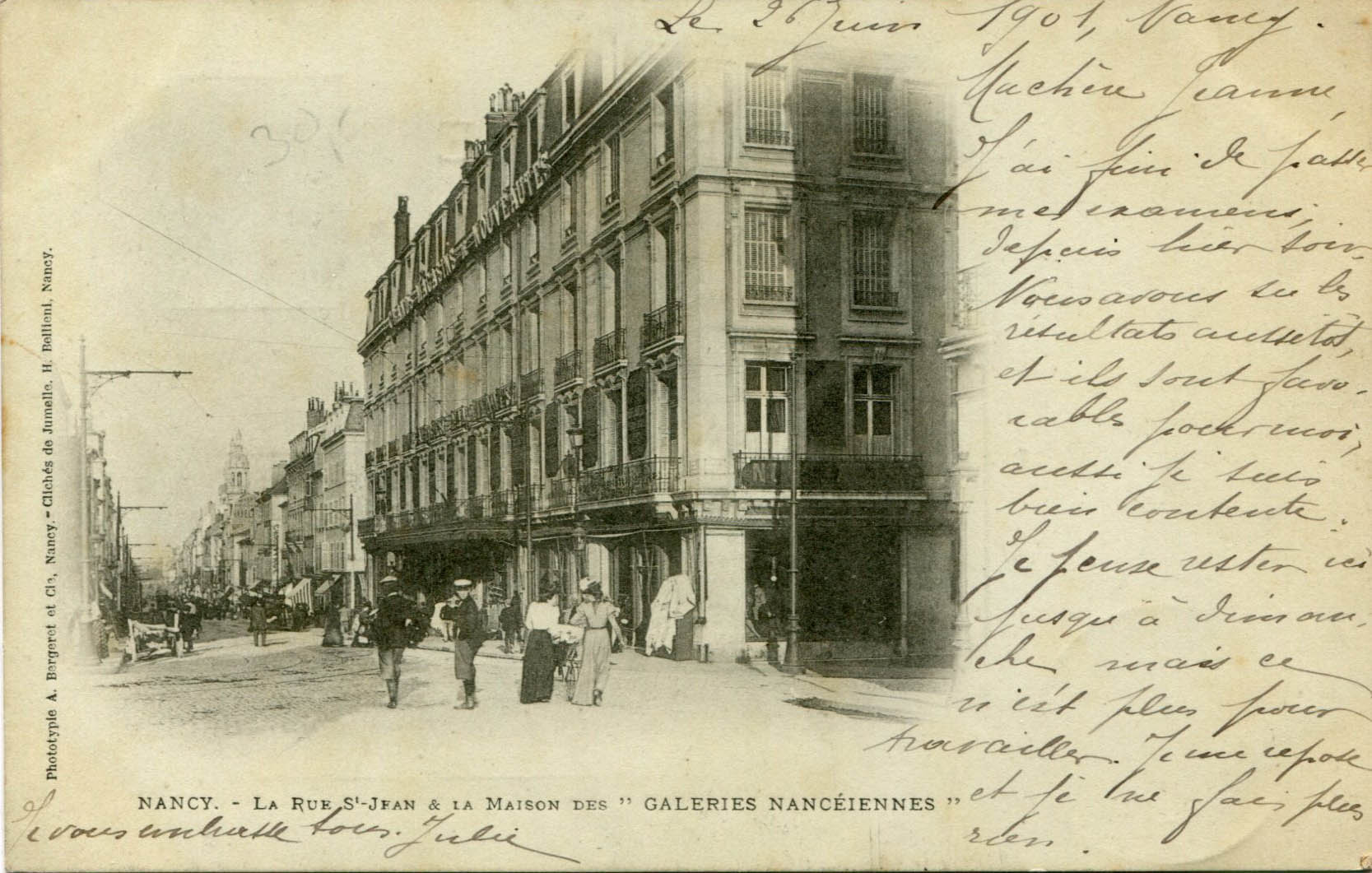 Rue St-Jean et les Galeries