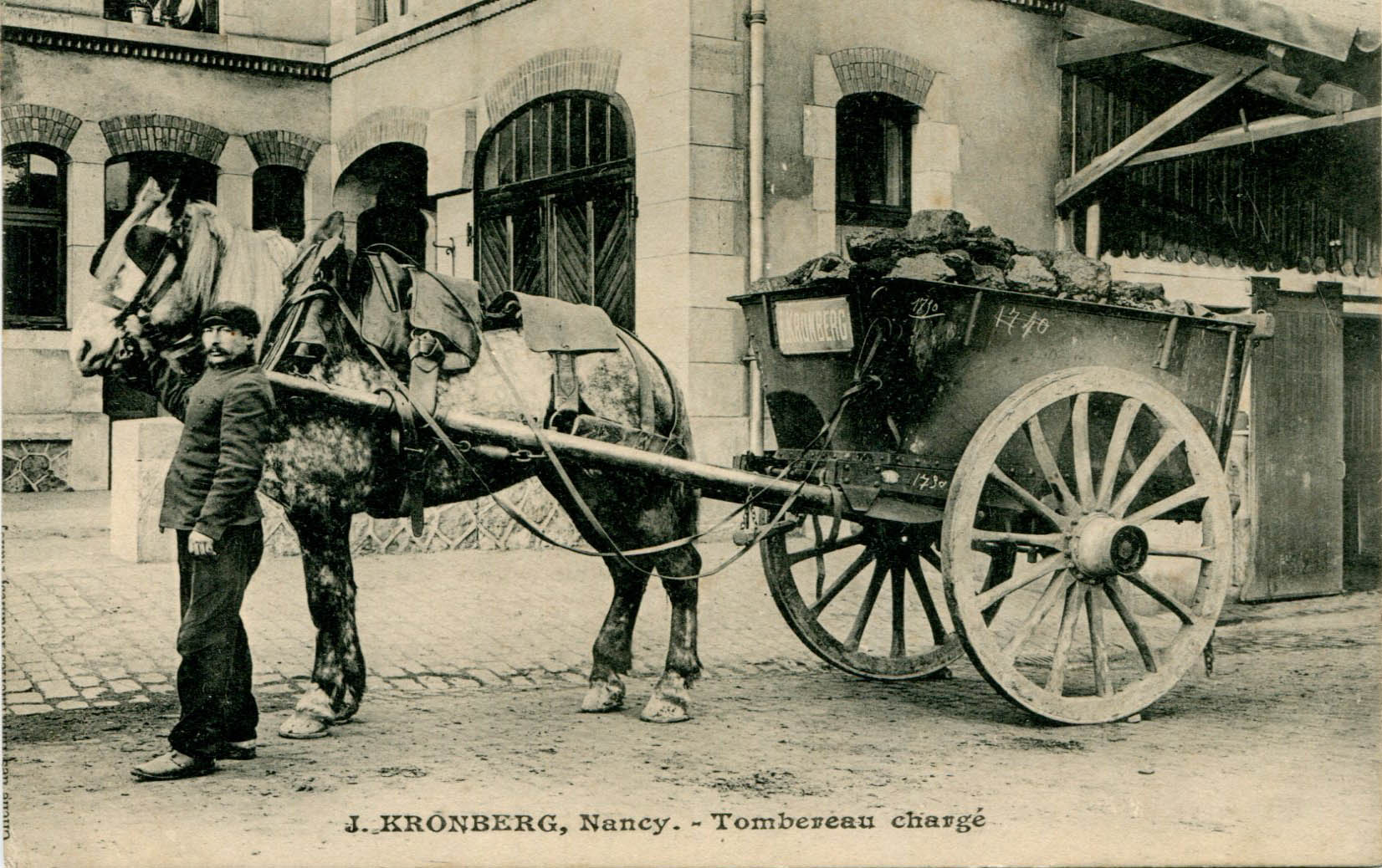 Tombereau chargé