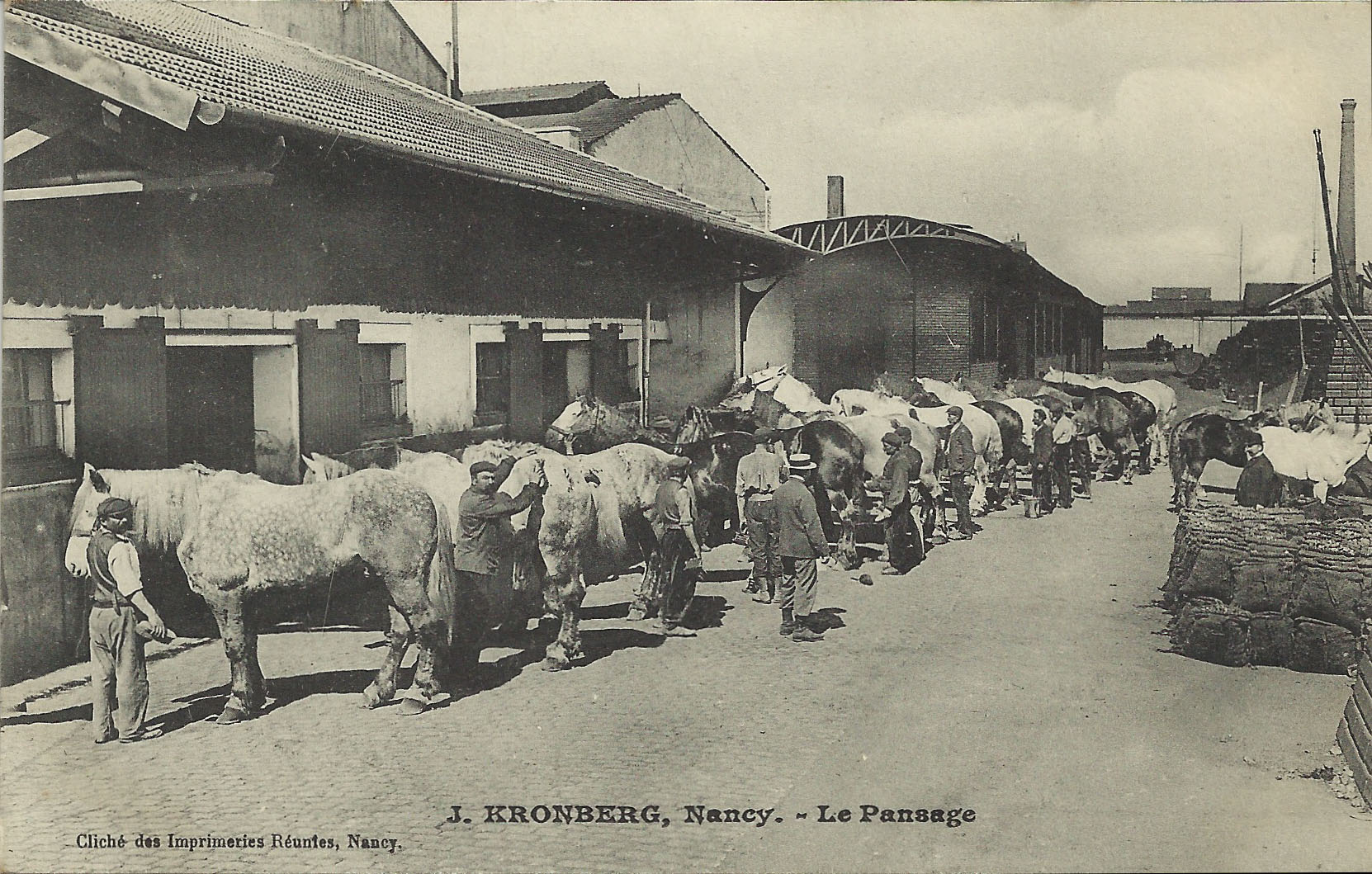 Chargement des tombereaux