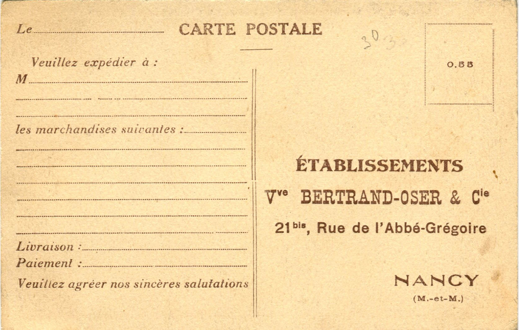 Établissement Bertrand-Oser - v