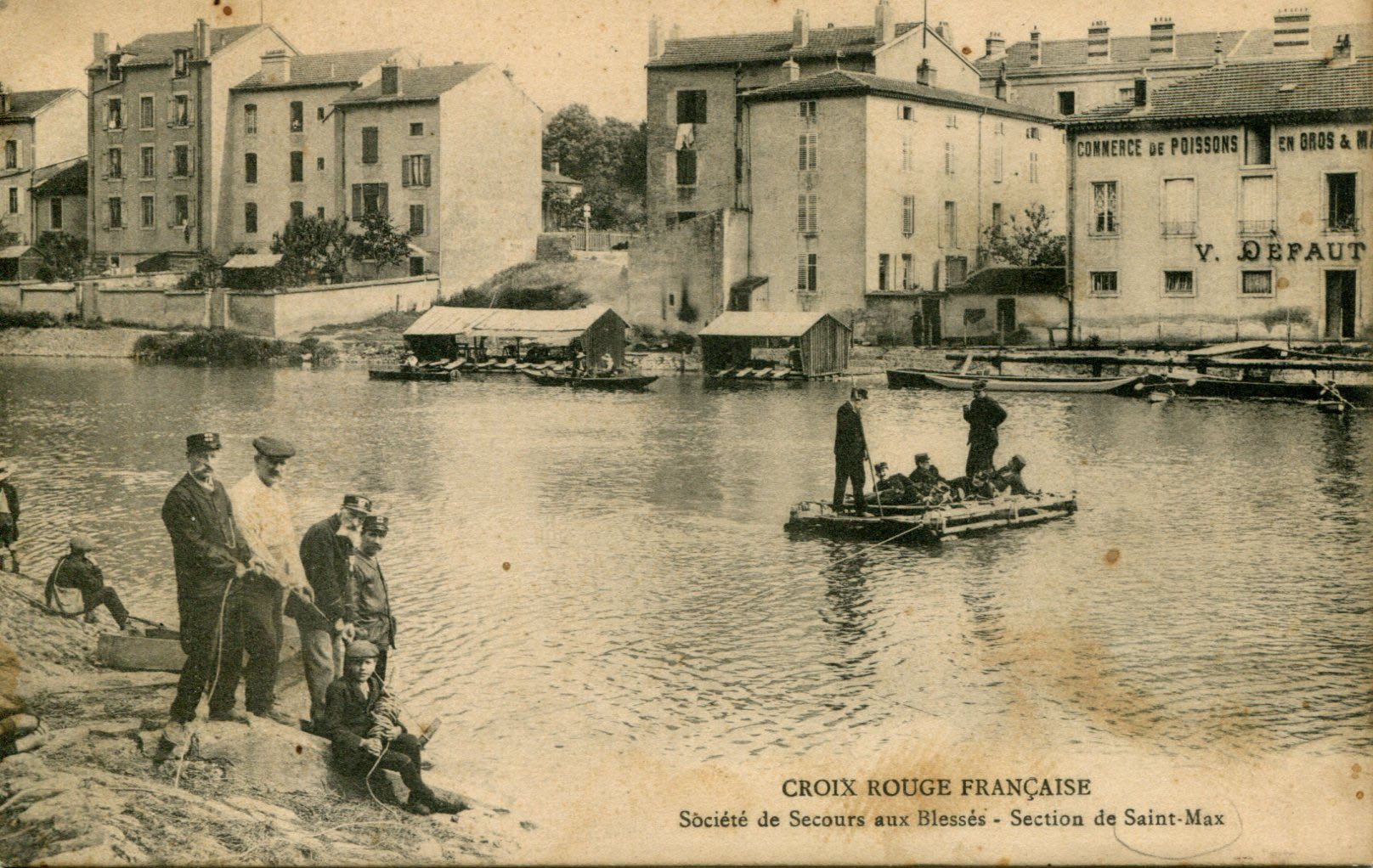 Transport des blessés