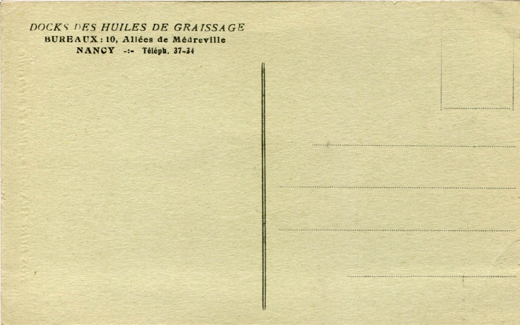 Docks des huiles de graissage -v
