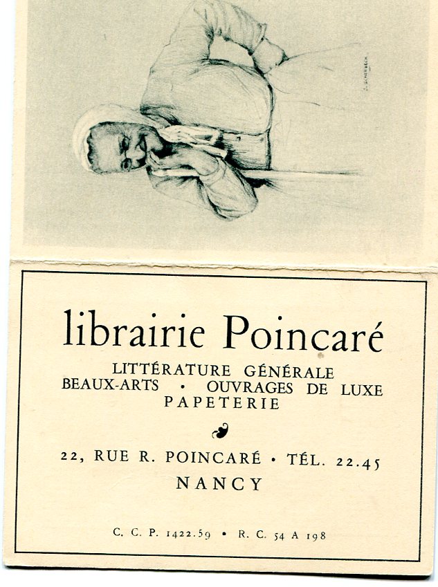 1955 "Librairie Poincaré"
