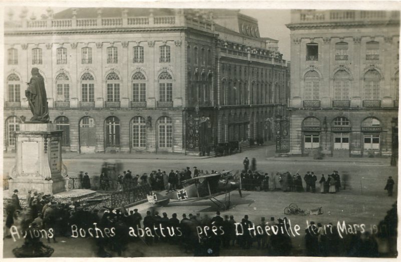 Abattus le 17 mars 1917 près d'Hoéville