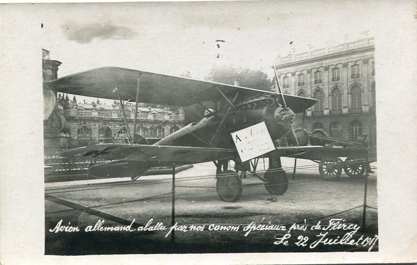 Abattu le 22 juillet 1917 près de Flirey