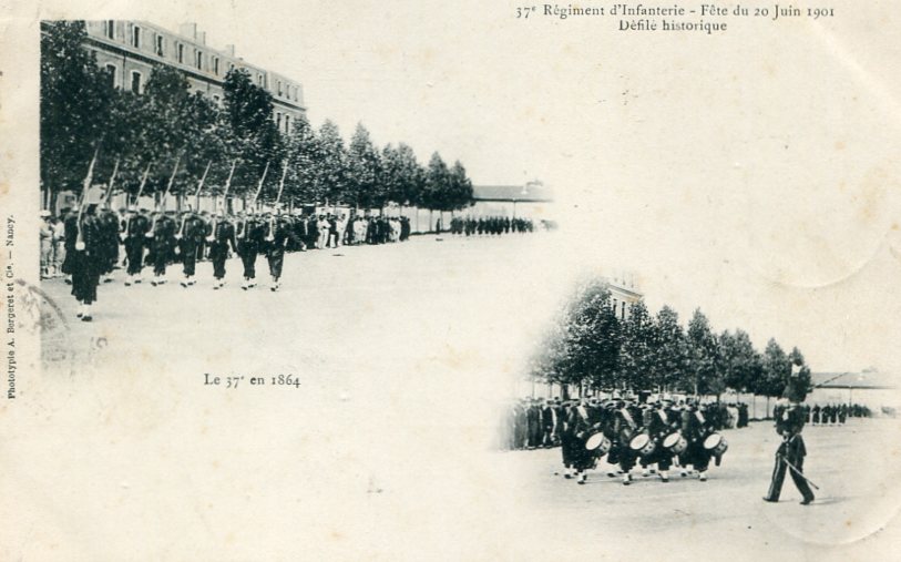 1864 - Le 37e en 1864