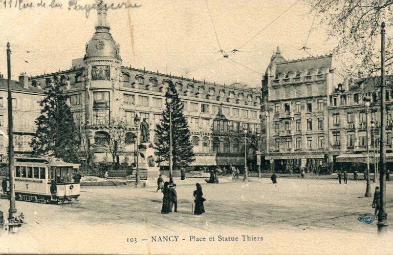 ■ Nancy - Place Thiers 167 -b