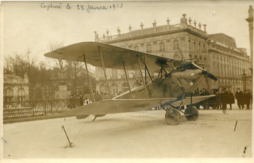 Avion capturé le 23 Janvier 1917