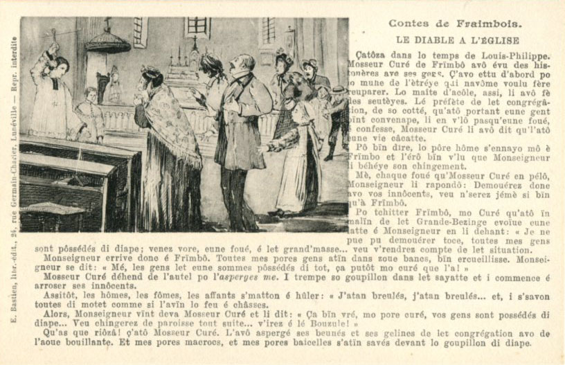 Le Diable à l'église