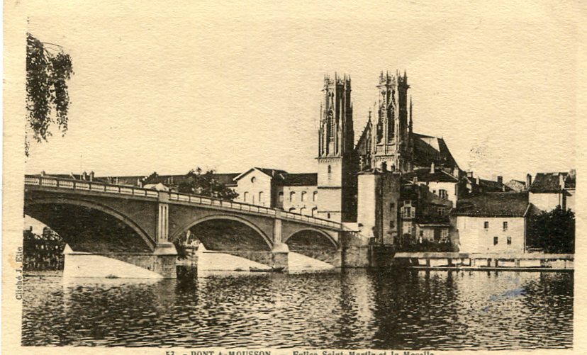 Église St-Martin et la Moselle