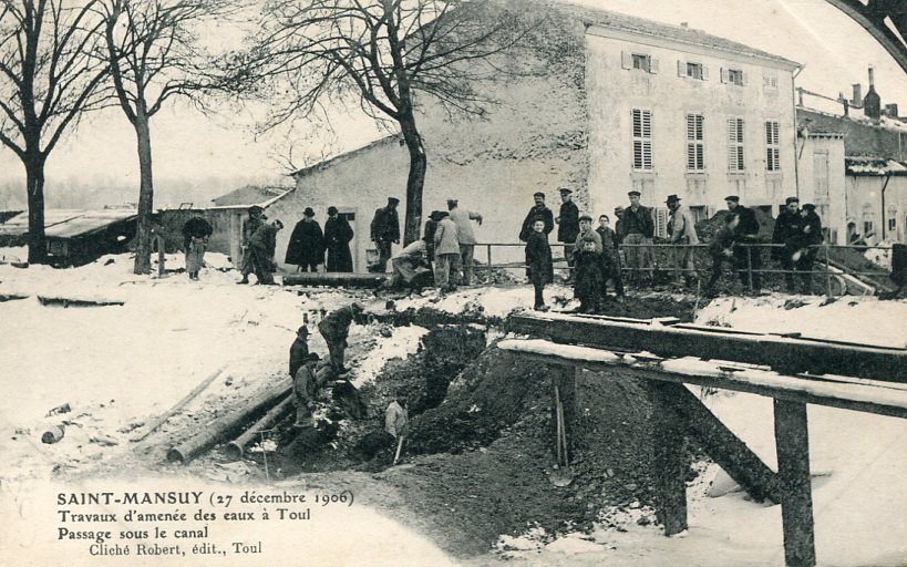 Amenée des eaux à Toul