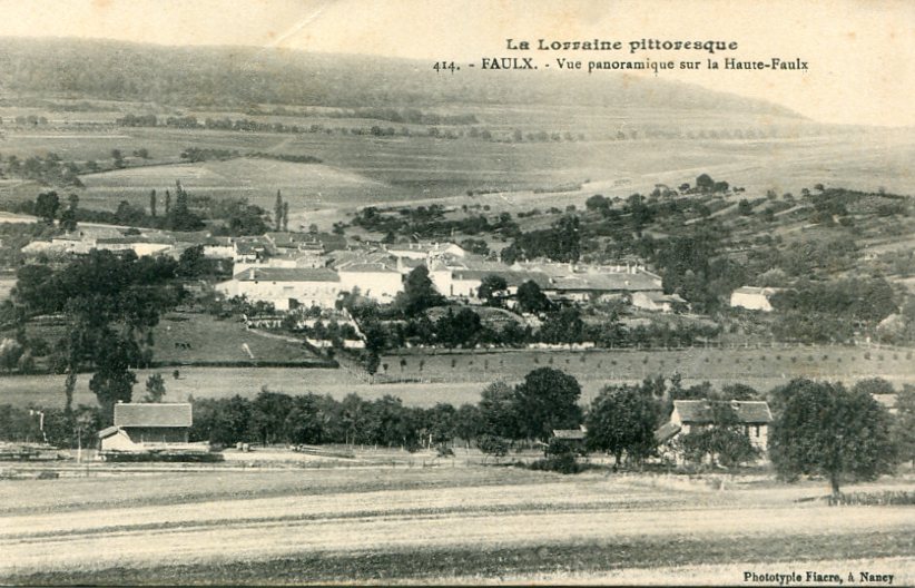 Vue panoramique sur la Haute-Faulx