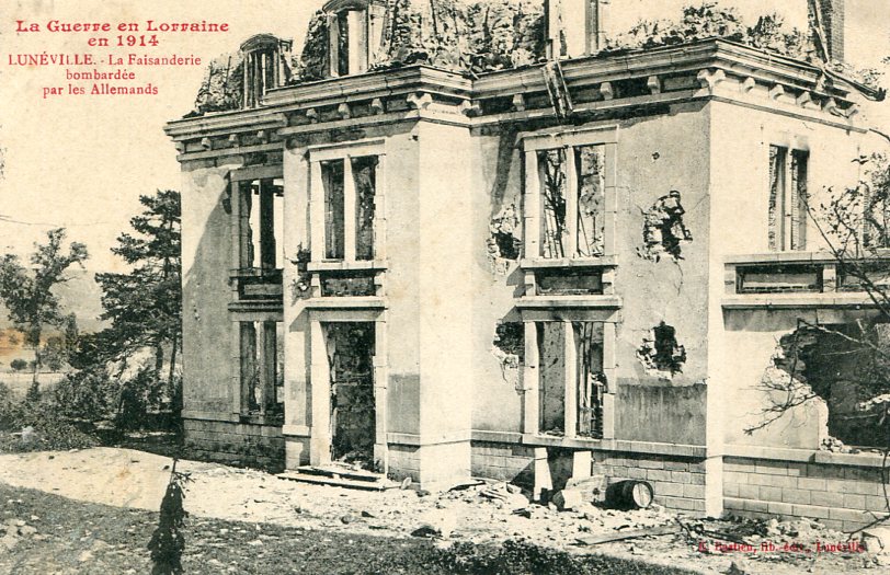 La Faisanderie bombardée