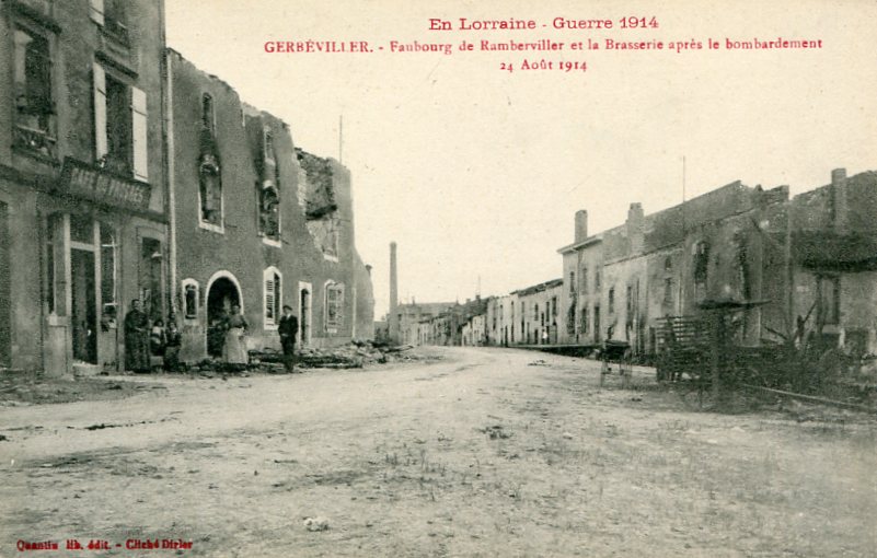 Faubourg de Ramberviller et la Brasserie