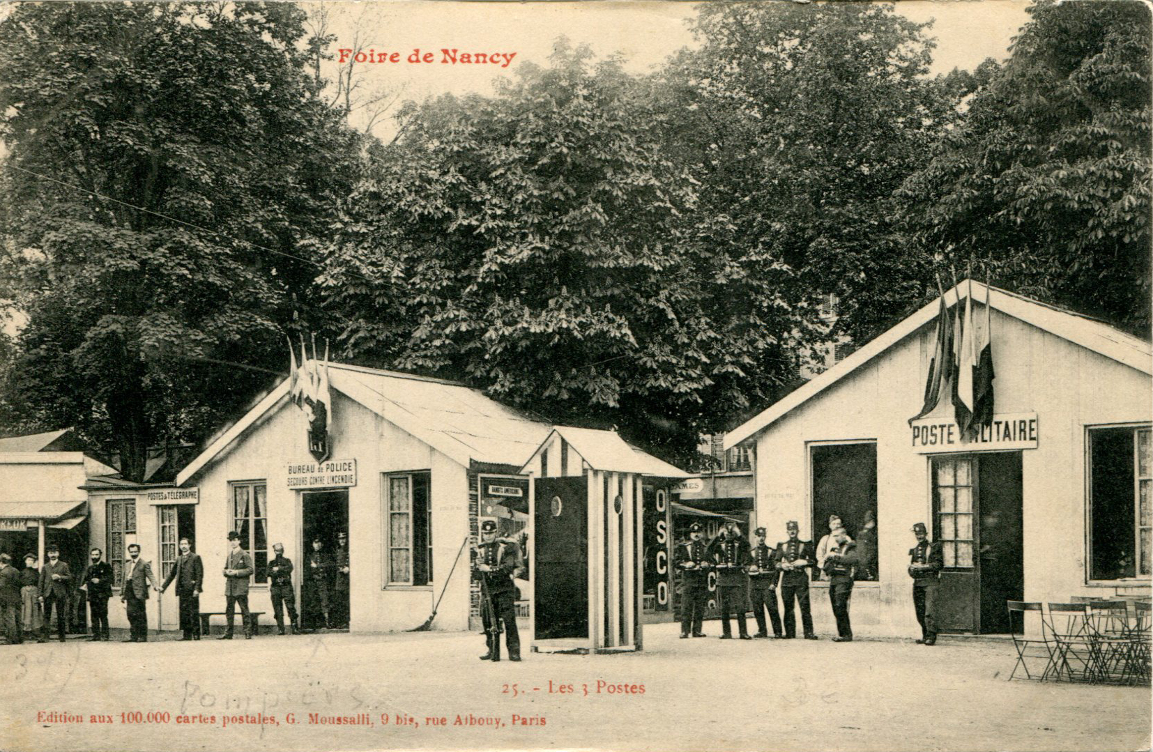 Les trois postes