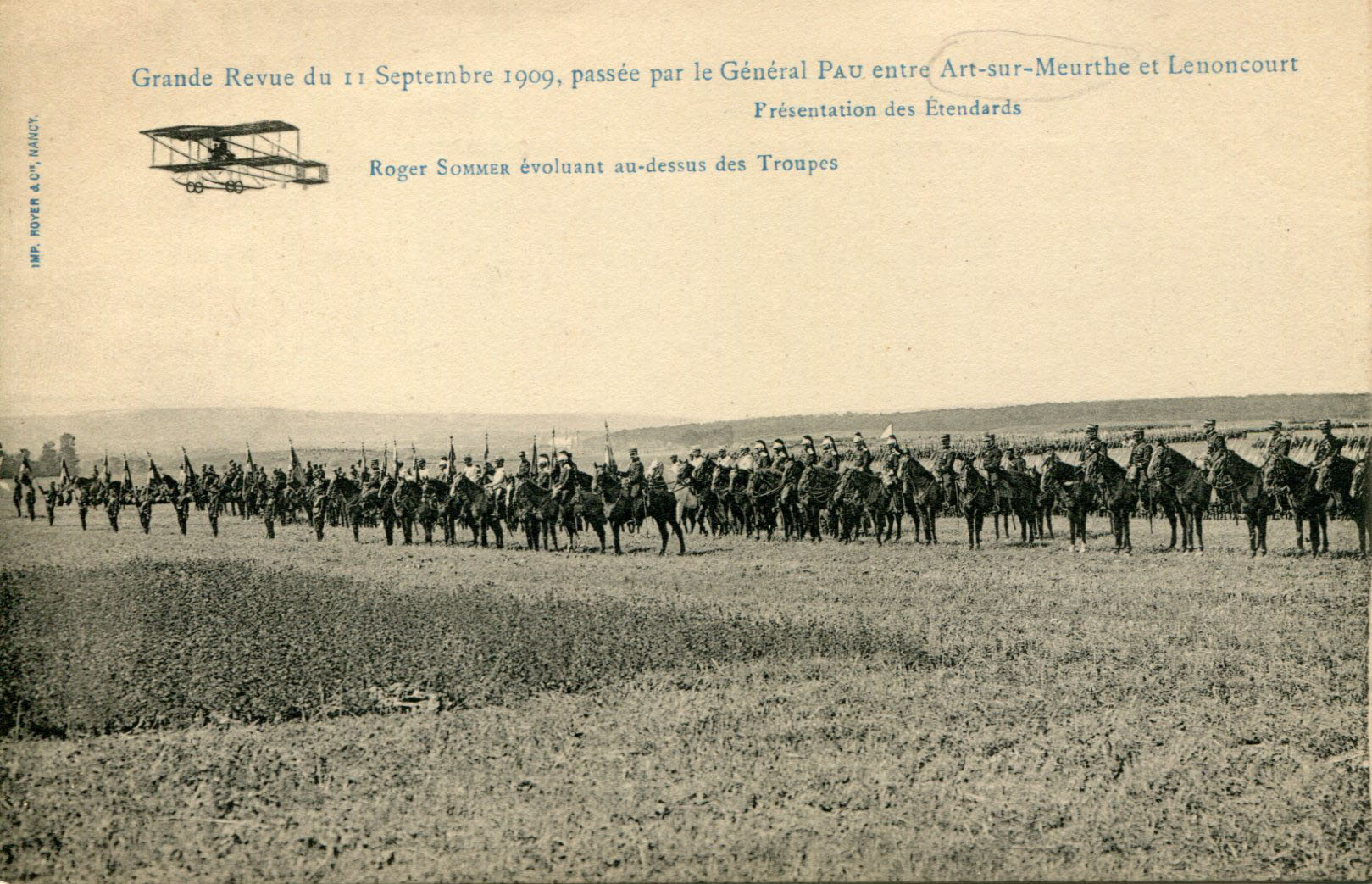 Présentation des étendards