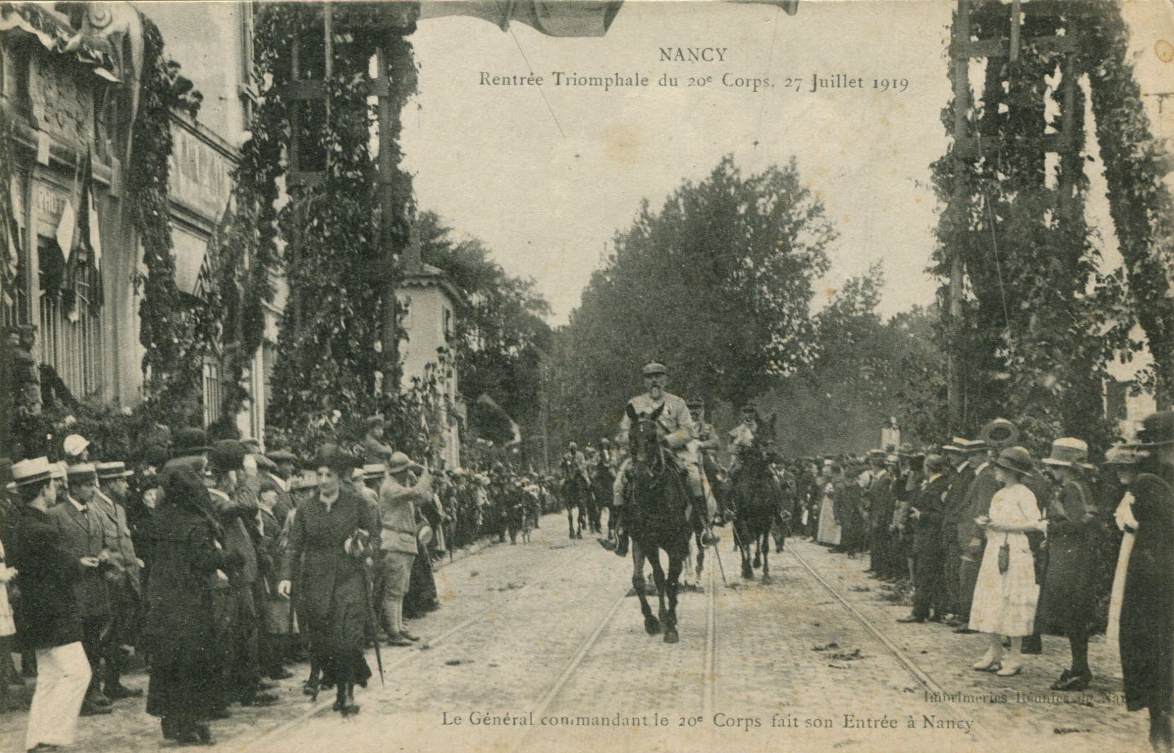 0163-3 Nancy Entree 20 Corps 1919