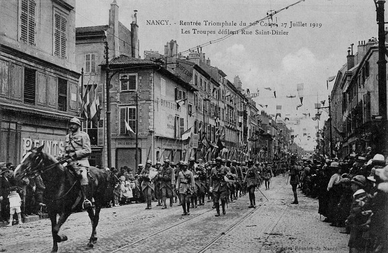 0166 Nancy Entree 20 Corps 1919