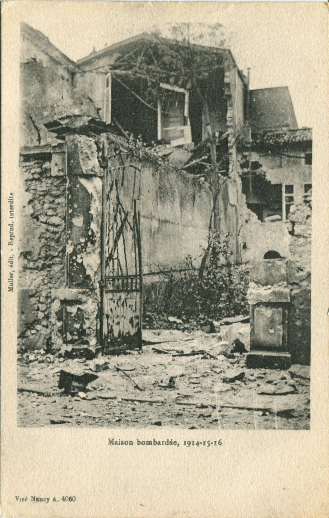 Maison bombardée