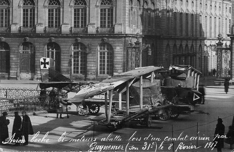 Abattu le 8 février 1917 par Guynemer