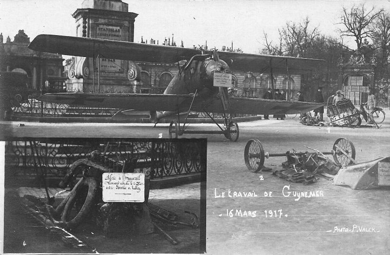 Le travail de Guynemer le 16 mars 1917