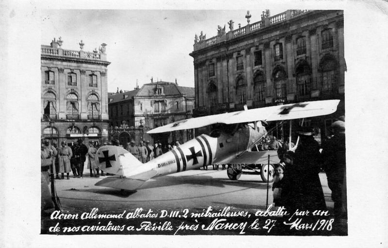 Abattu le 27 mars 1918 à Fléville