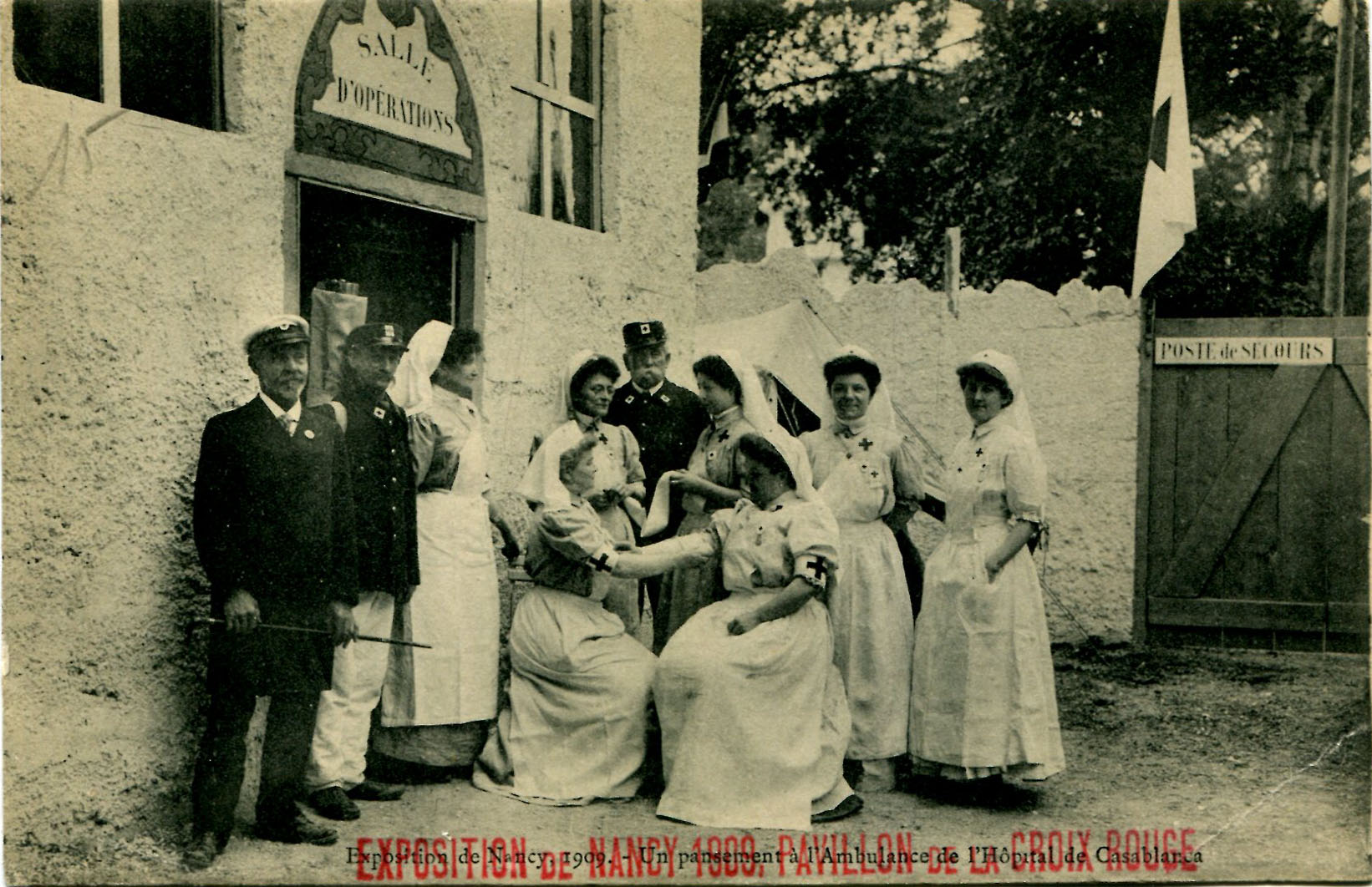 Un pansement à l'Ambulance