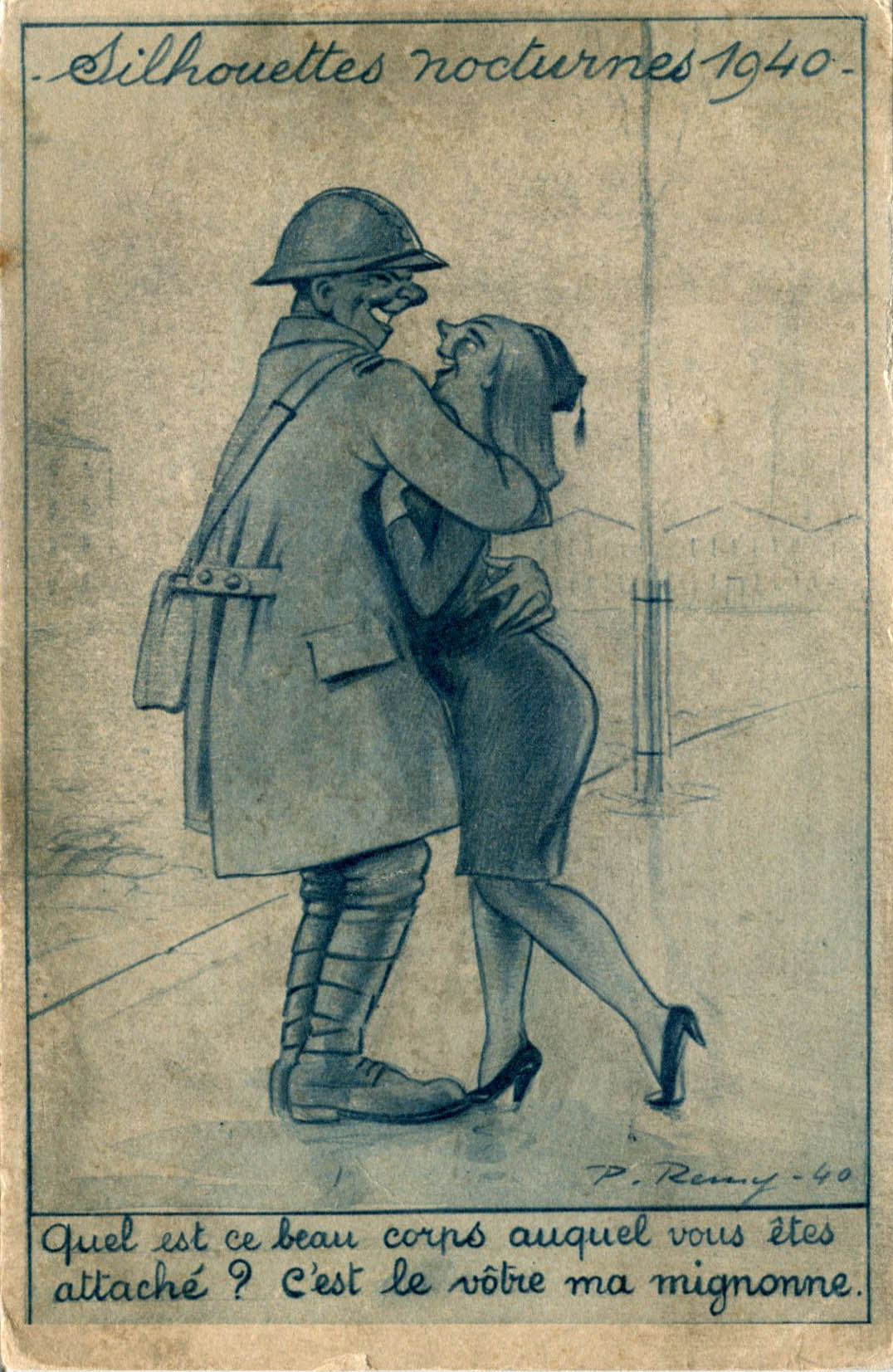 Silhouettes nocturnes 1940