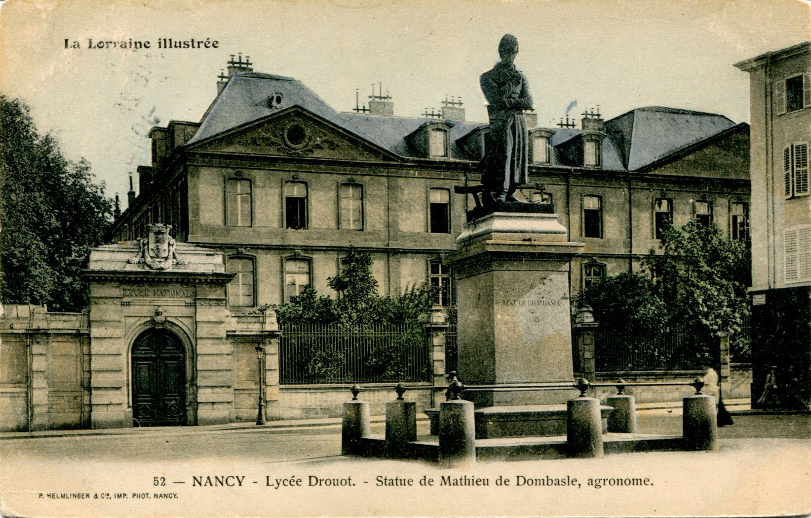 Statue de Mathieu de Dombasle