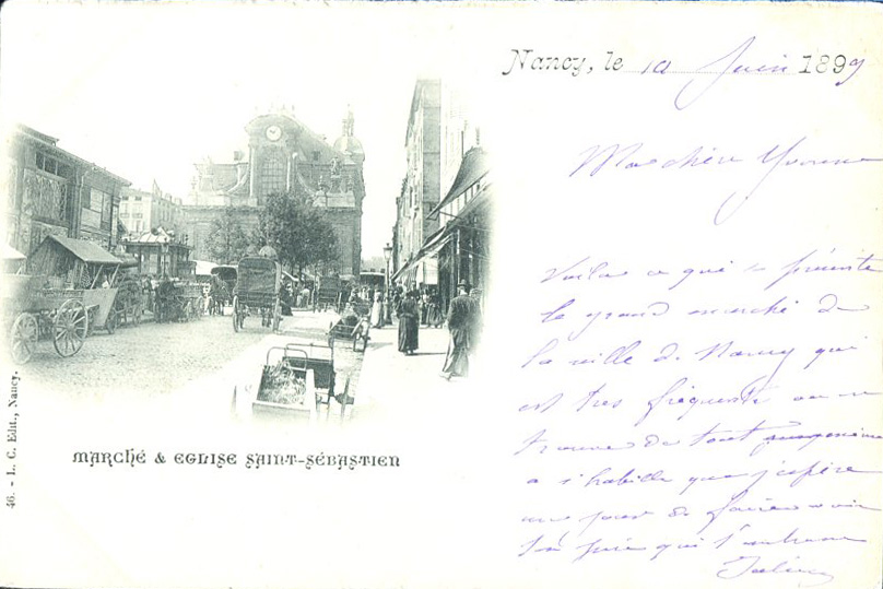 020-Marché et Église St-Sébastien