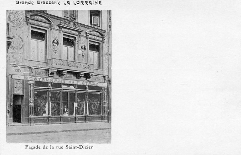 Façade rue St-Dizier