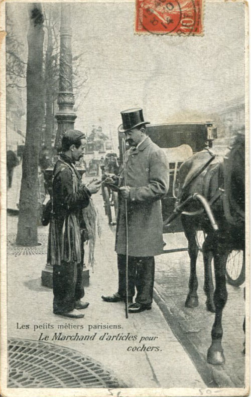 Marchand d'articles pour cochers