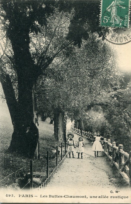 Allée rustique