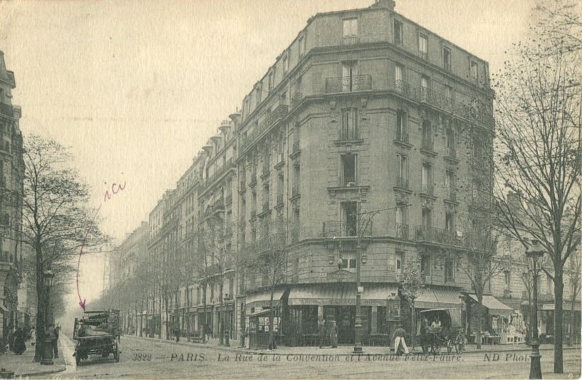 Rue de la Convention et avenue Félix-Faure