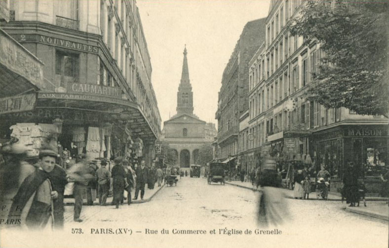 Rue du Commerce - Eglise de Grenelle