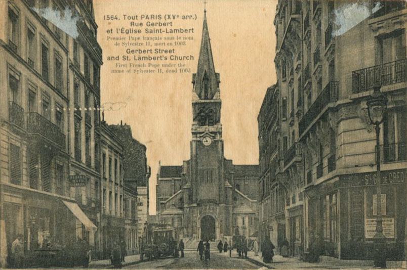 Rue Gerbert - Eglise Saint-Lambert