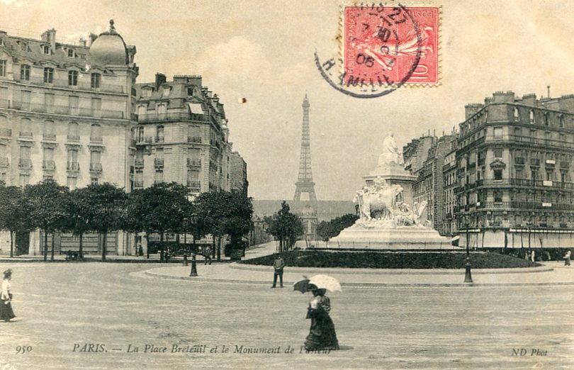 Place Breteuil et monument Pasteur